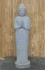  Product image 1 of the product “Standing Buddha made of Riverstone, position Namaskara , H. 153cm. ”